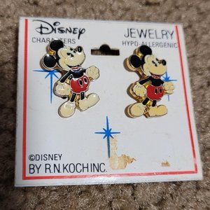 Vintage Mickey Mouse earrings hypo-allergenic